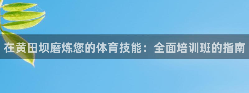 欧陆娱乐有风险吗：在黄田坝磨炼您的体育技能：全面培训